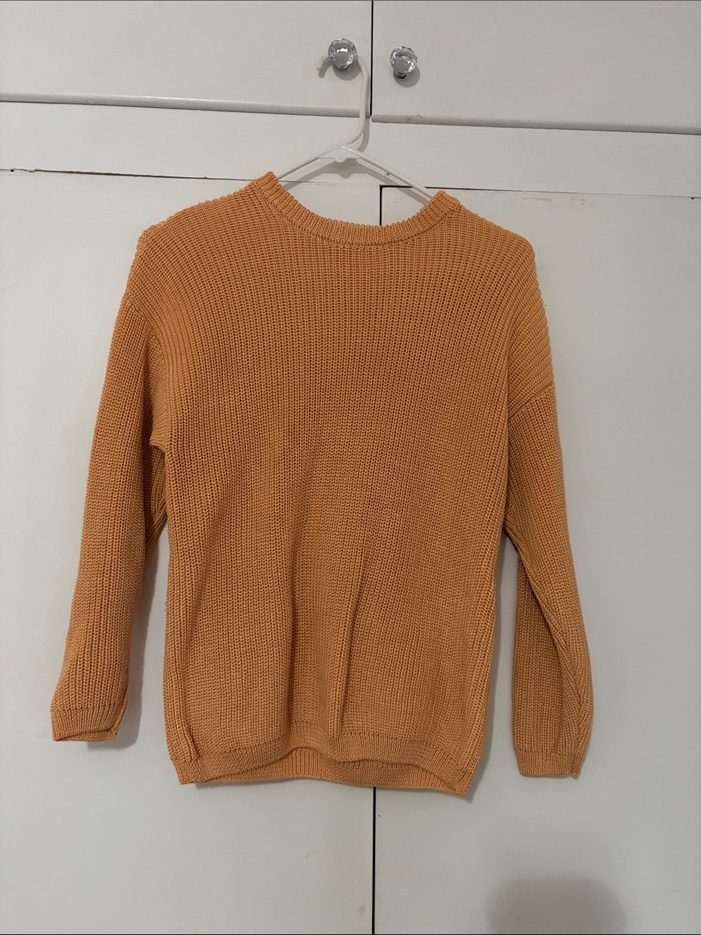 Dot Dot Smile Orange Knit Sweater